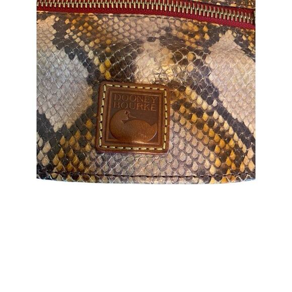 DOONEY & BOURKE Snakeskin Python Leather Envelope Wallet - Picture 6 of 11